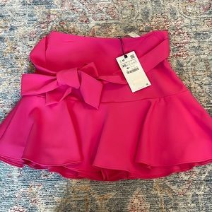Hot pink Zara mini skirt